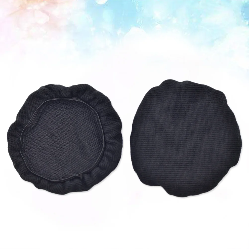 2 Pcs Headphone Cover Ear Dust Computer Headphones Antibacterial Stretch