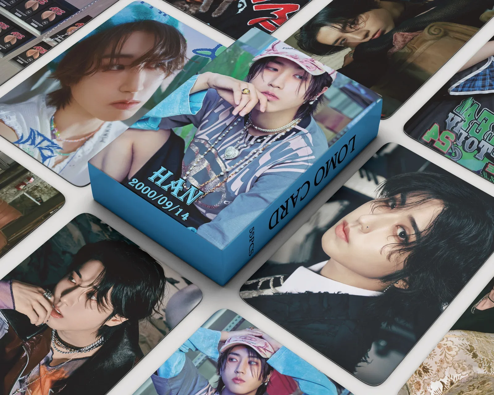 Kpop 55 unids/set nuevo Ablum ATE Lomo tarjeta Han foto impresa fotos sesión fotográfica para colección de Fans postales regalos