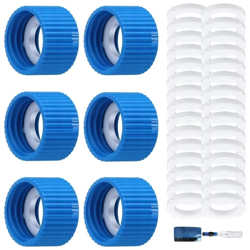 37JE Leakproof Water Filter Adapters Thread Hiking Backflush Tool Replacement Sealing