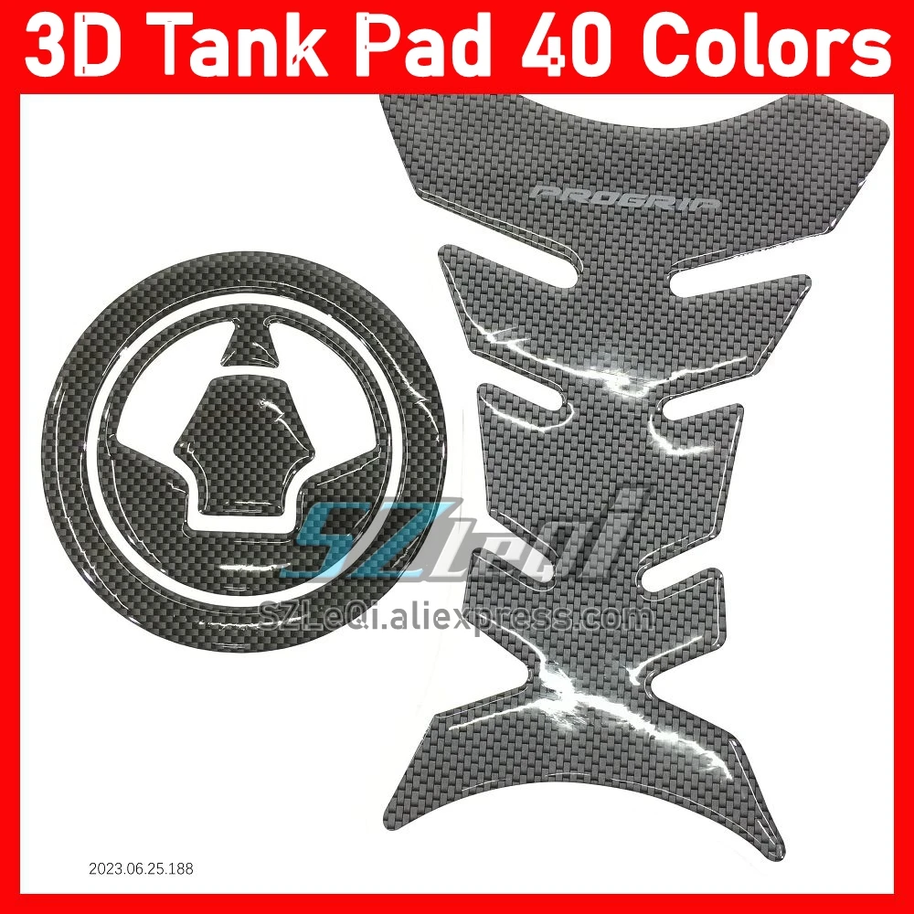 3D Carbon Fiber Tank Protector Sticker For KAWASAKI NINJA ZX-12R ZX 12 R 12R ZX1200 ZX12R 02 03 04 05 06 02-06 Gas Tank Pad Cap