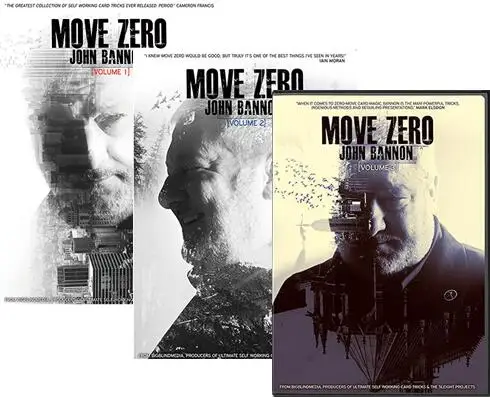 2017 Move Zero by John Banno-Magic Tricks (Vol 1,2,3,4)