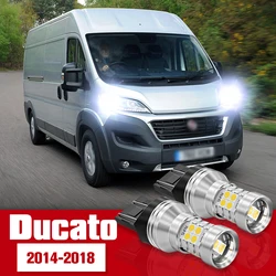 2pcs LED Accessories Daytime Running Light DRL For Fiat Ducato 2014 2015 2016 2017 2018