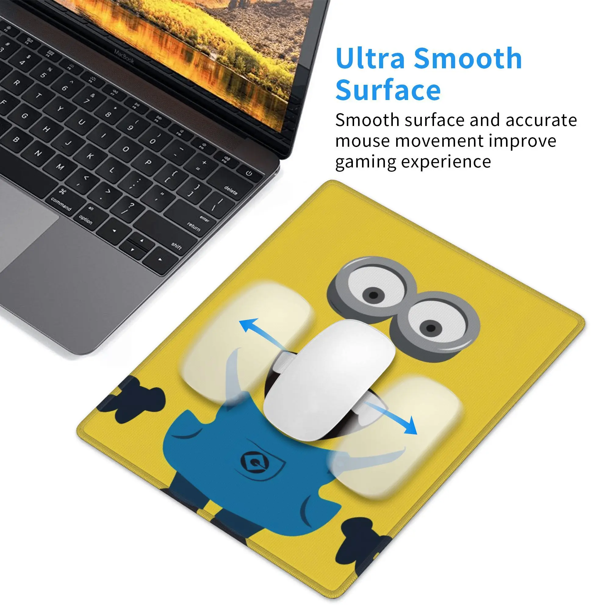 Minions criativo universal antiderrapante mouse pad gaming mouse tapete novo almofada de mesa confortável para computador portátil