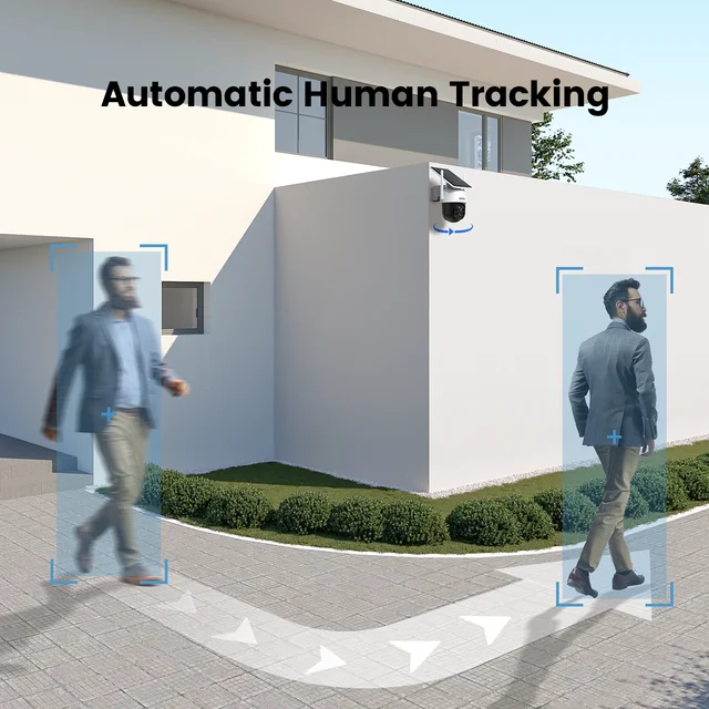 Dekco 3MP 100% Wire-Free Solar WiFi Camera 5000mAh Battery Two-way Audio Security Camera Wireless Solar Panel PTZ CCTV Camera 3 Dekco 3MP 100% Wire-Free Solar WiFi Camera 5000mAh Battery Two-way Audio Security Camera Wireless Solar Panel PTZ CCTV Camera 3