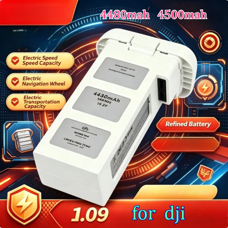 4480mAh Suitable for DJI Elf 3 Long Range New Battery Replacement Phantom 3 15.2V Remote 68Wh Digital Battery