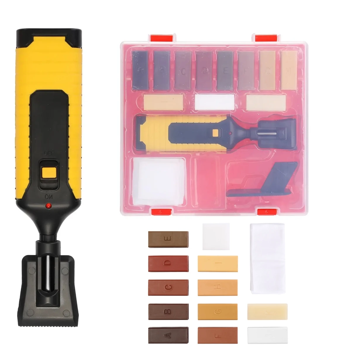 

Laminate Tile Floor Repair Kit Laminate Repairing kit Wax System Worktop Sturdy Casing Chips Scratches Mending Floor Repair Suit