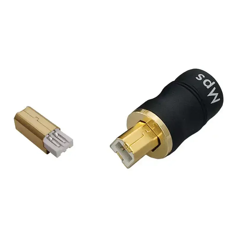 

HiFi USB 2.0 audio connector Plugs Audio Jack 24K 5u gold Plated DAC USB 2.0 connector Type A Type B Type C OTG or analog