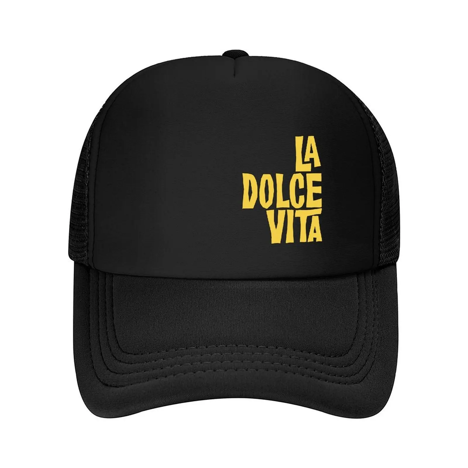 

LA DOLCE VITA sticker Baseball Cap Gentleman Hat Custom Cap Sunscreen luxury woman cap Girl Men's