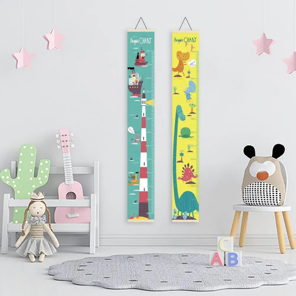 Growth Up Chart Indicator Non Woven Fabric Height Ruler Wall Sticker For Measure Kids Boys Girls Living Room Hanging Home Decor