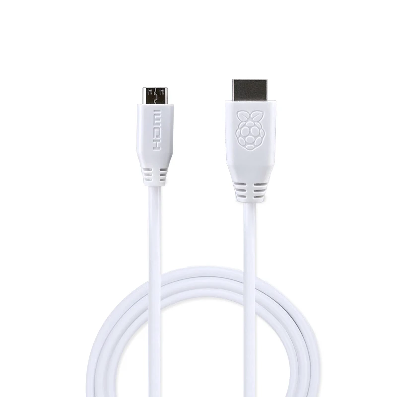 Raspberry Mini-Cable HDMI a HDMI estándar, Cable oficial de 1m para Raspberry Pi Zero / Zero W /Zero WH / Zero 2 W