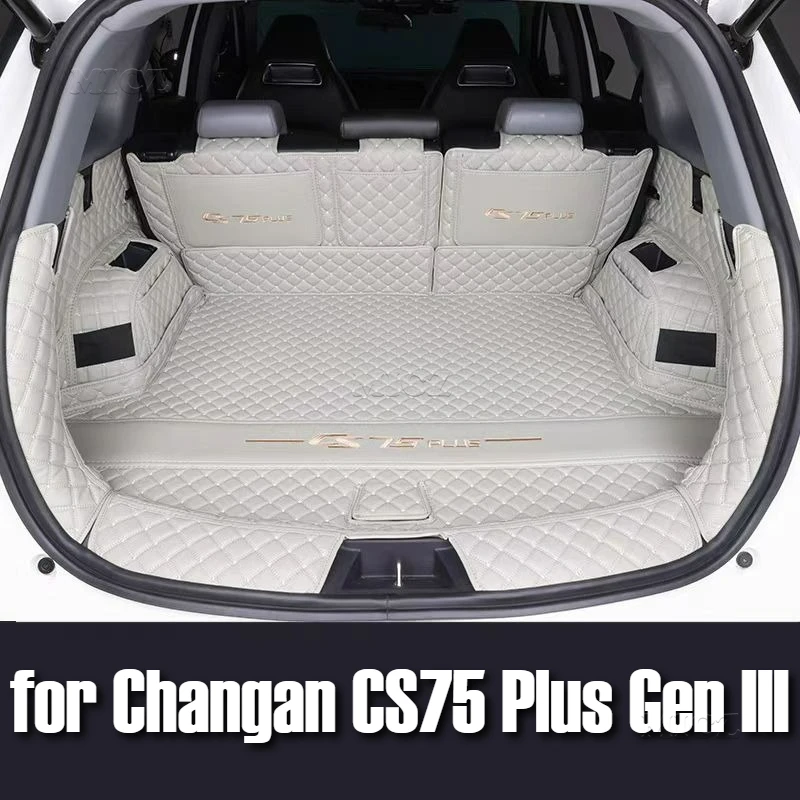 

Car Accessories for Changan CS75 Plus Gen III Mats Boot Mat Rear Trunk Liner Cargo Leather Floor Carpet Tray Protector 2025 2026