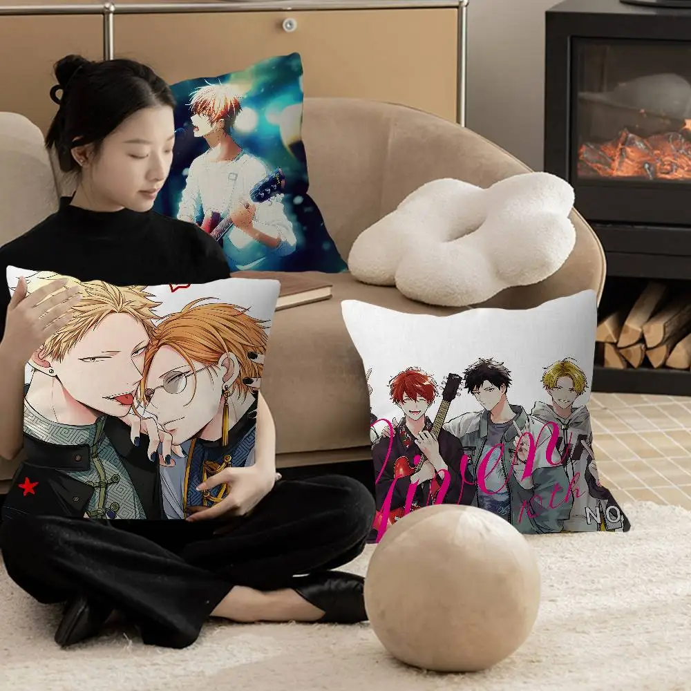 Japanses Cartoon Given 45*45cm Cushion Cover Pillow Cover Decor Pillowcase Home Pillowcase for Couch Pillow