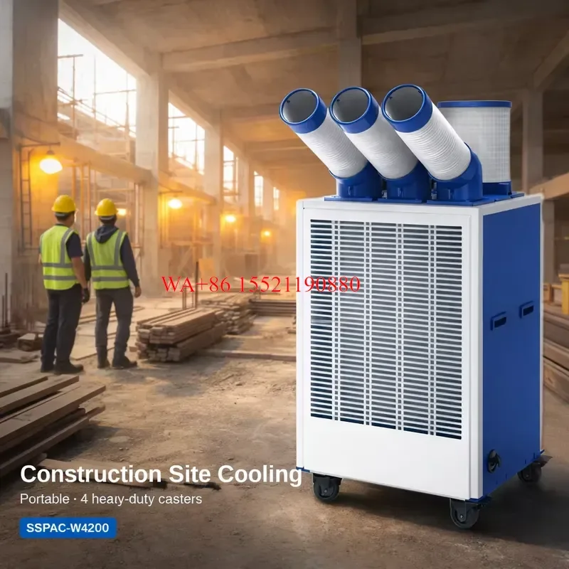 WMWMNU 15000 BTU Portable Industrial Air Conditioner for Engineering Installation Projects and Temporary On-Site Cooling