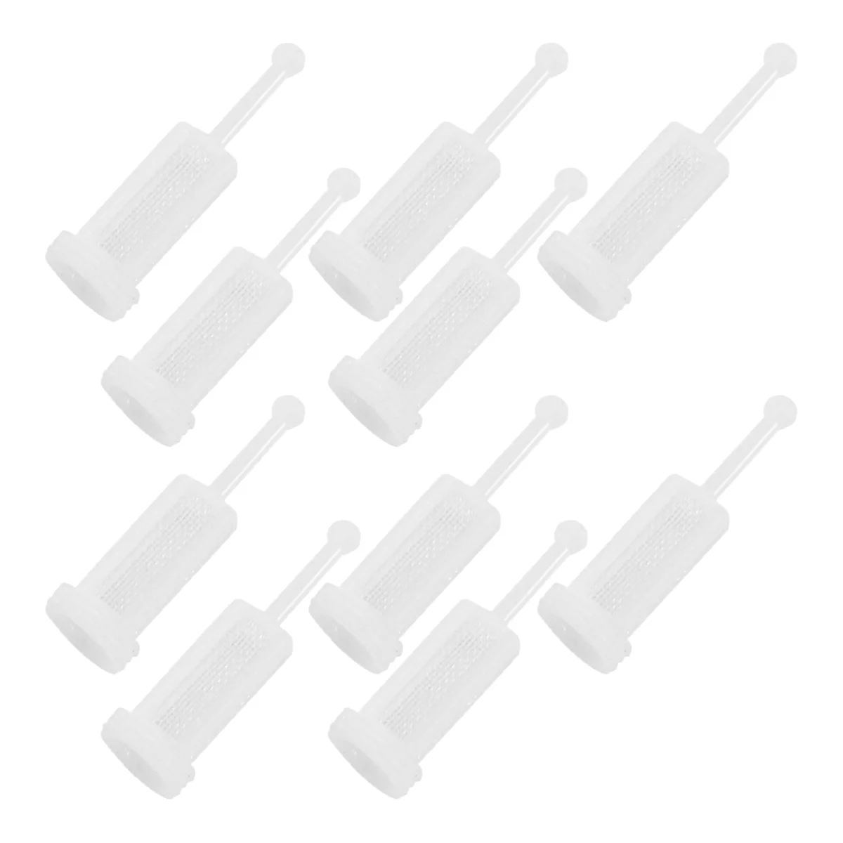 New 10Pcs Plastic Gravity Typ Spray Filter Pot Diameter 11Mm Total Length 36Mm Can Adapt To The Majority Of Solvent