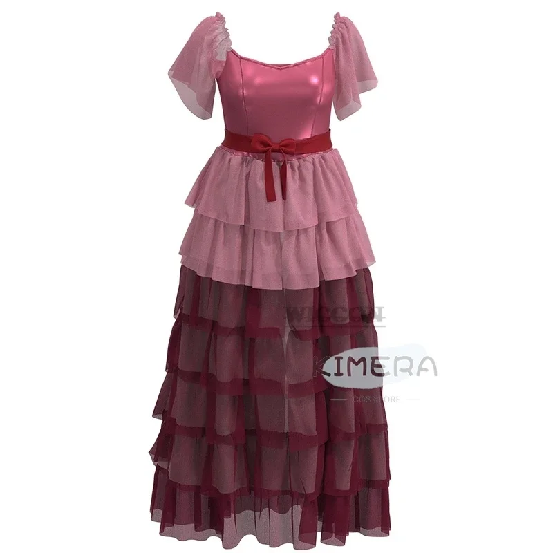 Hermione Women Pink Dress Princess Granger Cosplay Costume Halloween Maigc School Party Performance Clothes lolita evening dress