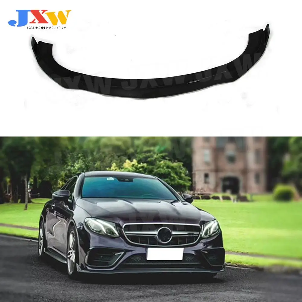 

E Class Carbon Fiber Front Lip Spoiler For Mercedes Benz C238 Sport Coupe 2017-2019 FRP Head Bumper Chin Shovel Car Styling