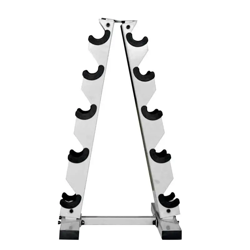 A-Frame Dumbbell Rack Heavy Duty 5 Tier Weight Rack Stand For Home Gym Multifunction Dumbbell Rack Stand For Home Gym