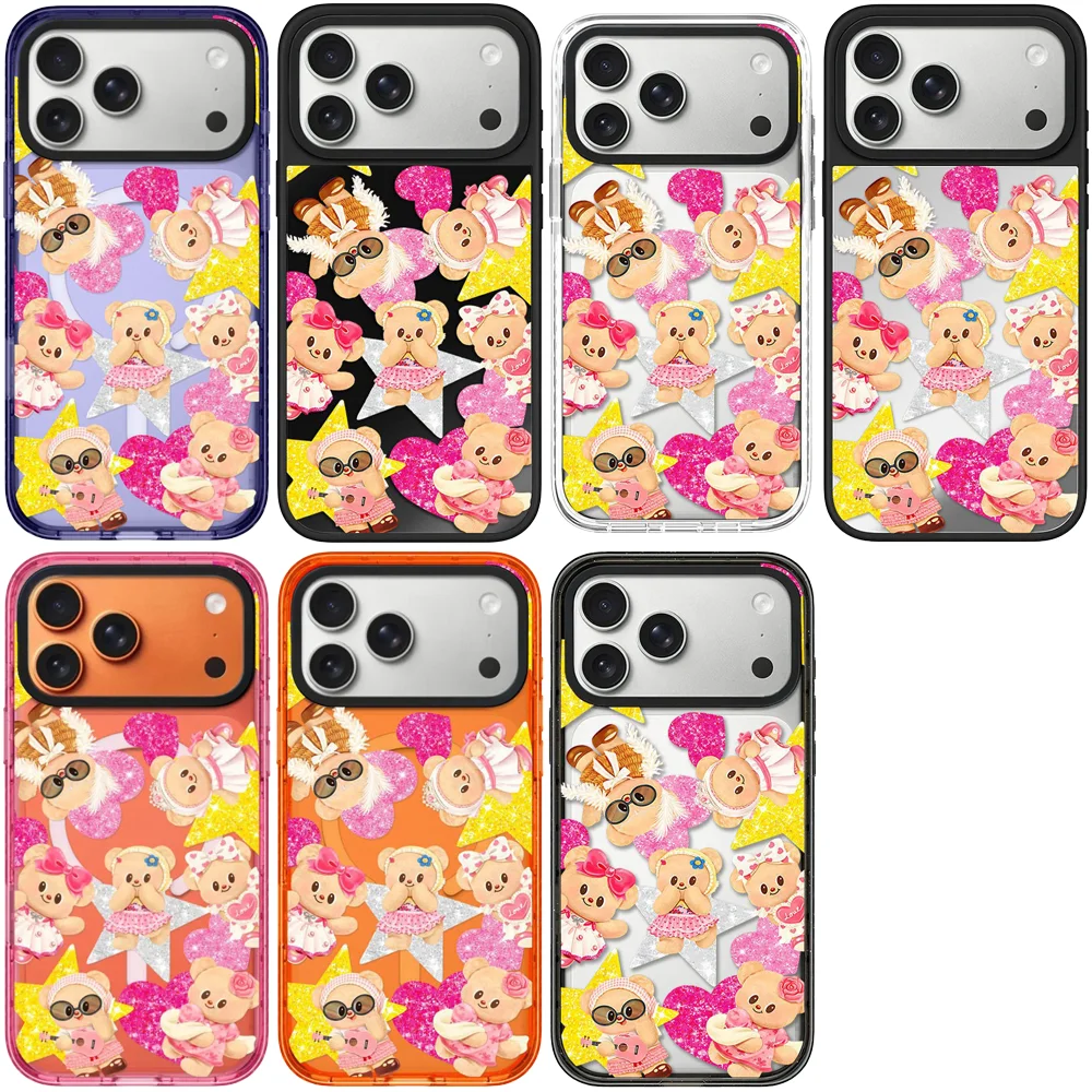 

605154 Mirror / Acrylic Magnetic Case: Compatible with IPhone 17 16 15 14 13 12 Pro Max 17 Air