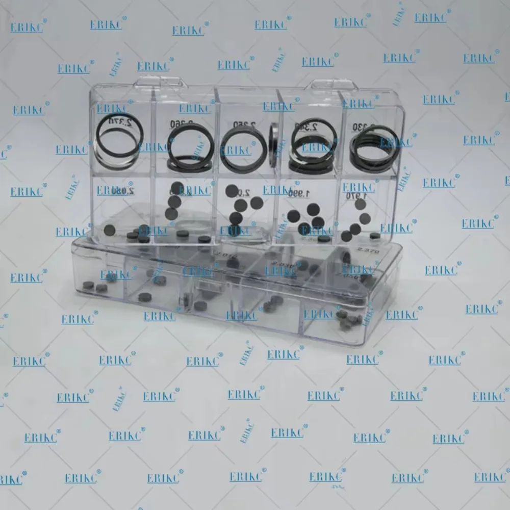 ERIKC Gasket Thickness 1.97-2.37mm 50pcs Diesel Injector Nozzle Adjust Shims CR Repair Washer for C6.6 C6. 4 Injector