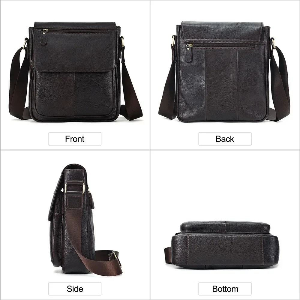 Genuine Leather Vintage Messenger Bags for 9.7\