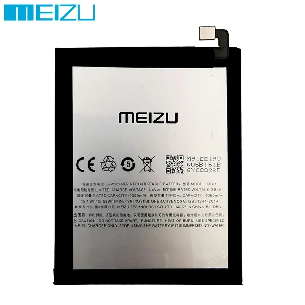 Replacement Batteries For Meizu M3 Note, L681H, L681, L Version Version, Mobile Phone Battery, 4000mAh, BT61 (Ledition)