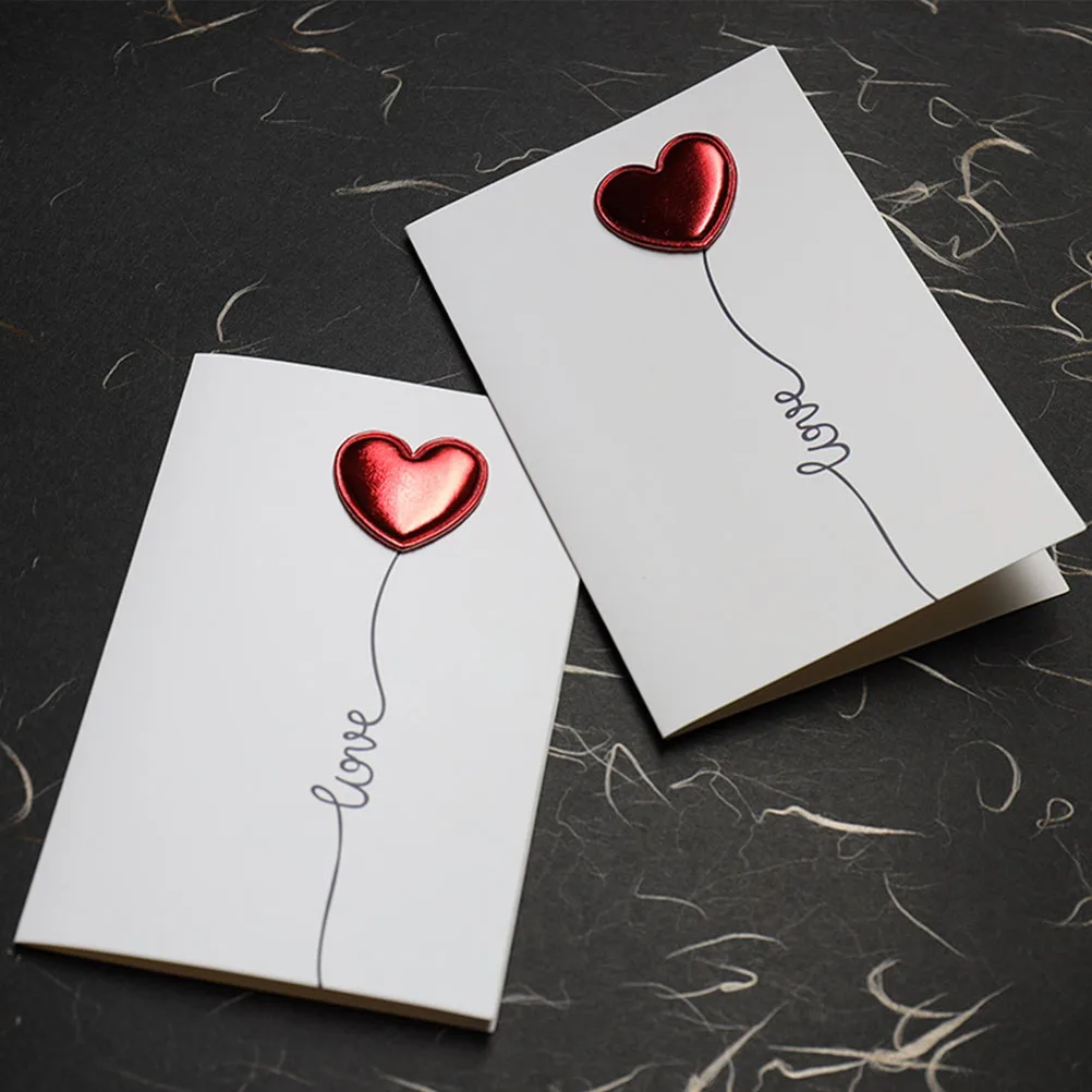 

5Pcs Romantic 3D Lover Greeting Cards Perfect Festival Gift With Hot Air Balloon Design Valentines Cards