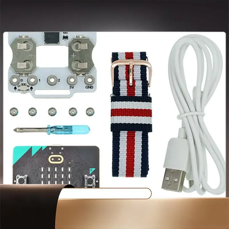 

X64A-для Micro:Bit V2 Microbit V2 макетная плата программируемый комплект часов для образования обучающий комплект для школы DIY проект