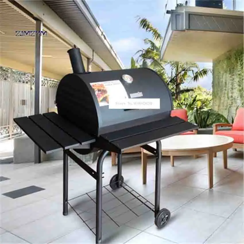 New Outdoor Household Charcoal Grill Commercial Villa Garden BBQ Grills High Quality Barbecue Grill For 5-12 People Hot Selling