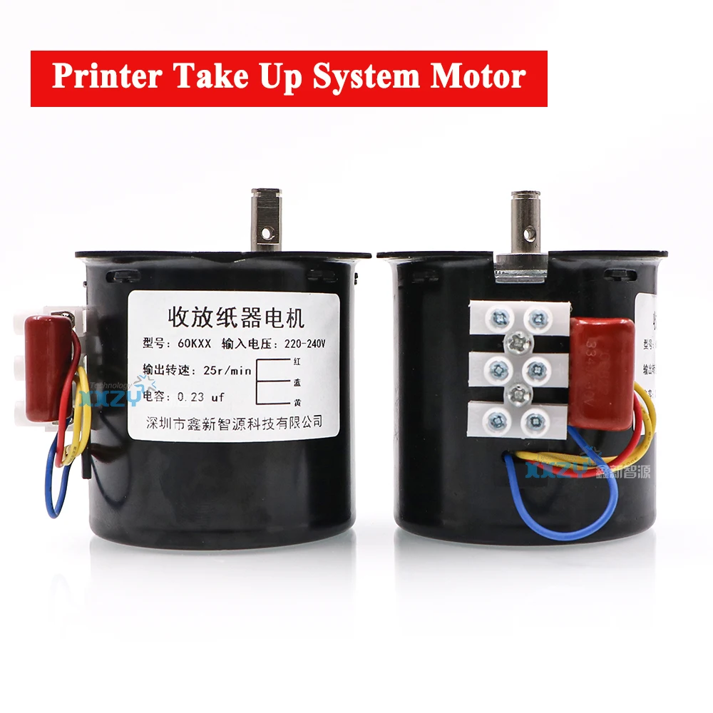 Eco-solvent Printer Paper Take-up System Motor for Mutoh RJ900C 1604 Paper Rewinde Motor Reel Engine Motor