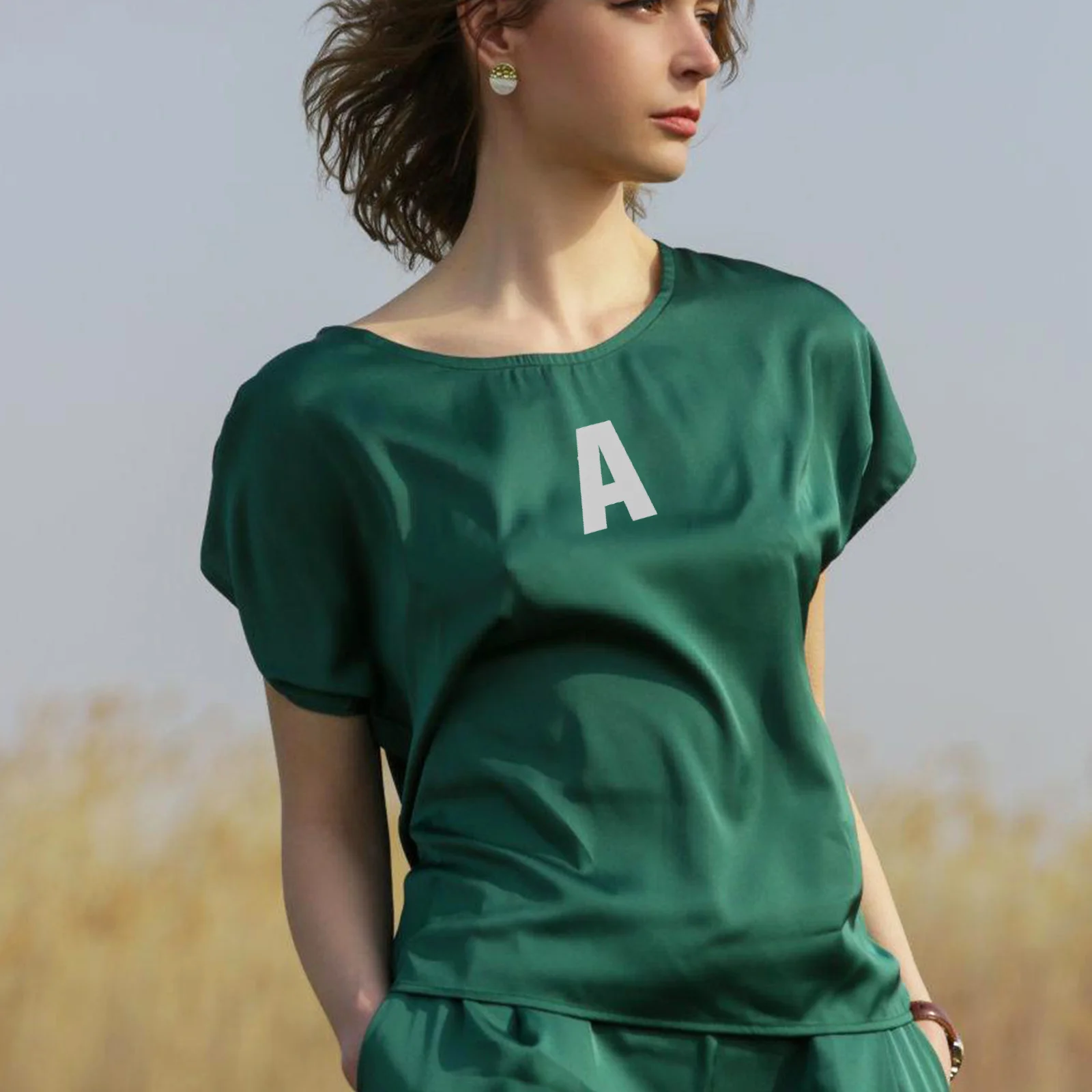 

4pcs Heat Transfer Letter Patches A- On Vinyl Alphabet For Clothing Hats Backpacks Diy Crafts T-Shirt Customization