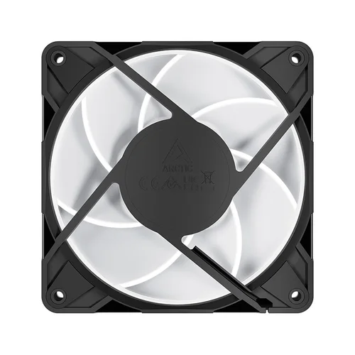 Imagen 2 del producto ARCTIC P12 Pro A-RGB Ventilador con cubierta PWM de 120 mm, optimizado por presión estática, velocidad del ventilador: 400–3000 RPM, LED A-RGB de 5 V y 3 pines, ventilador único