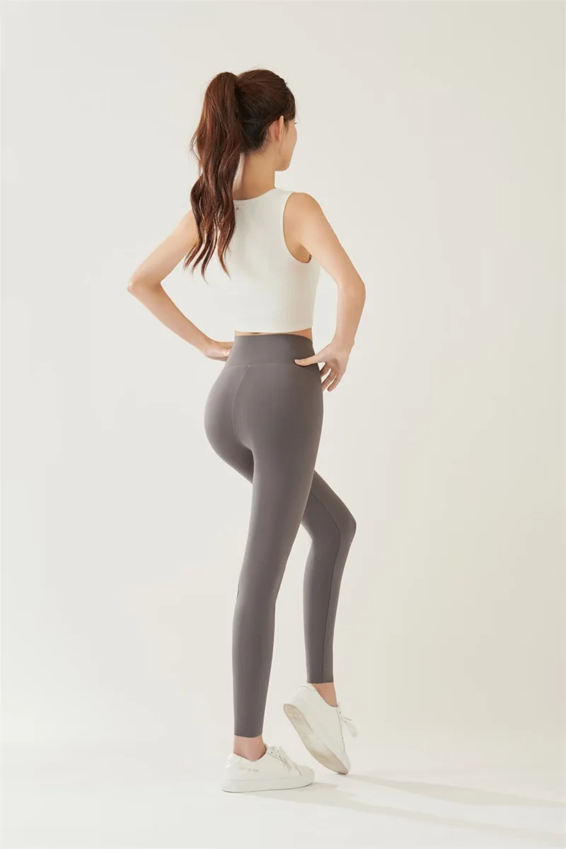 Keyanketian-Leggings de Cintura Alta Xshape para Mulher, Calça Skinny Tornozelo, Mel Quadril, Esportes, Inverno, Novo