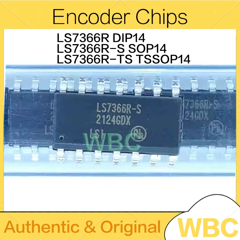 1 ชิ้น LS7366R LS7366R-S LS7366R-TS DIP-14 SOP-14 TSSOP-14 ชิปตัวเข้ารหัสใหม่เดิม