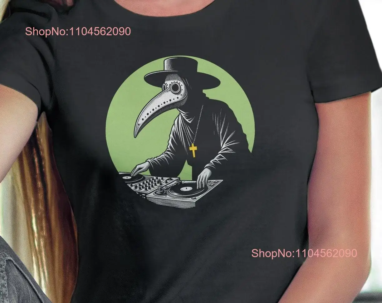 تي شيرت Spin Doctor Plague DJ Retro بأكمام طويلة أو قصيرة مضحكة #1