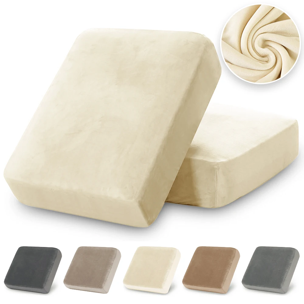 1 STÜCK Superweicher Samt-Sofabezug für Wohnzimmer Stretch-Sofa-Schonbezug Home Decor Anti-Schmutz-Couchbezug Chaiselongue L-förmiger Fall