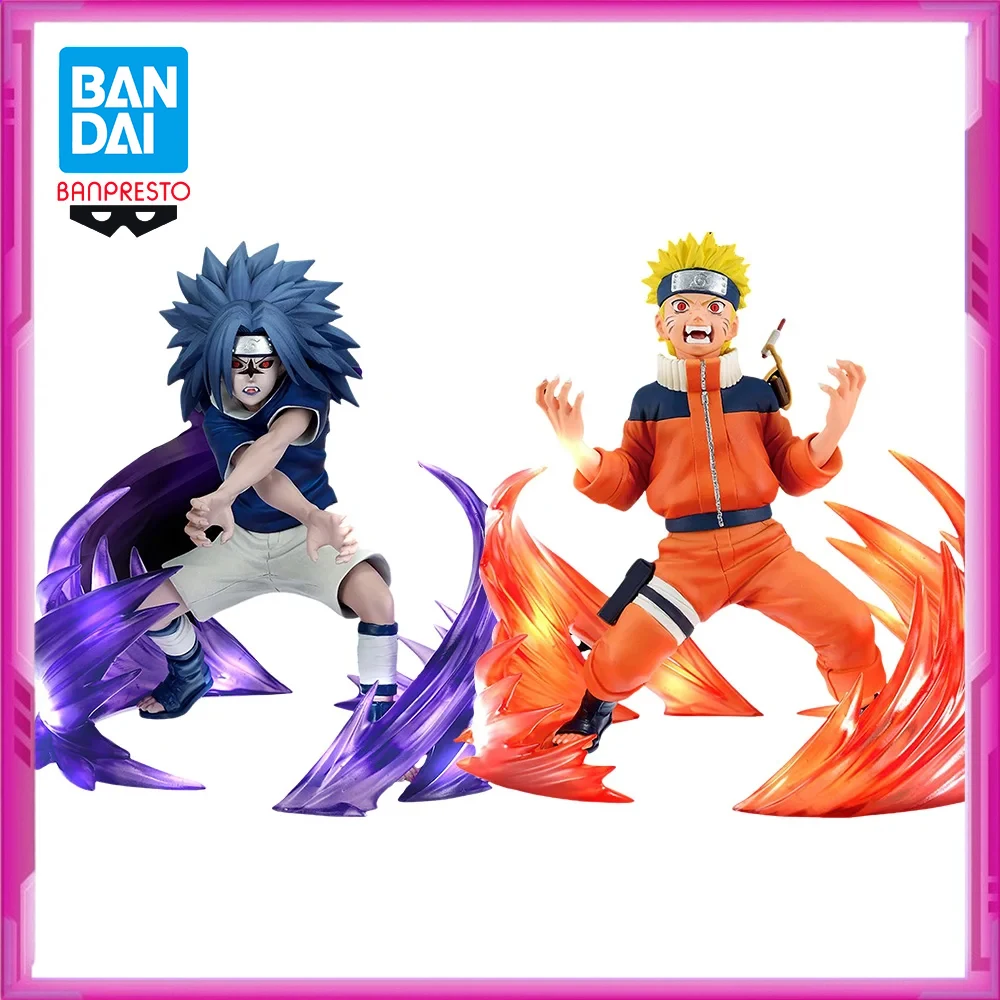

Original BANDAI Banpresto NARUTO Uzumaki Naruto Uchiha Sasuke PVC Anime Figures Action Figure Model Toys