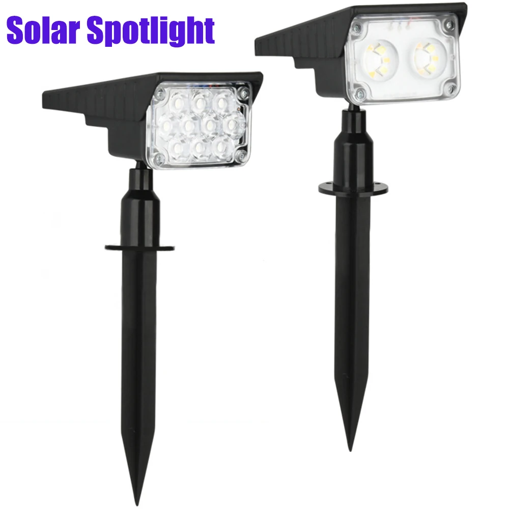 

Outdoor Solar Lights Home Walkway Lawn Lamp Waterproof Solar Panel 2/10 LEDs Ground inserted Led Lamps For Garden Ornaments