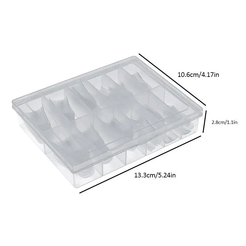 120 stks/doos Eendenbek Vorm Nagel Mallen Dual Form Volledige Dekking Quick Building Gel Mold Acryl Valse Nagel Tips Uitbreiding Top Formulieren