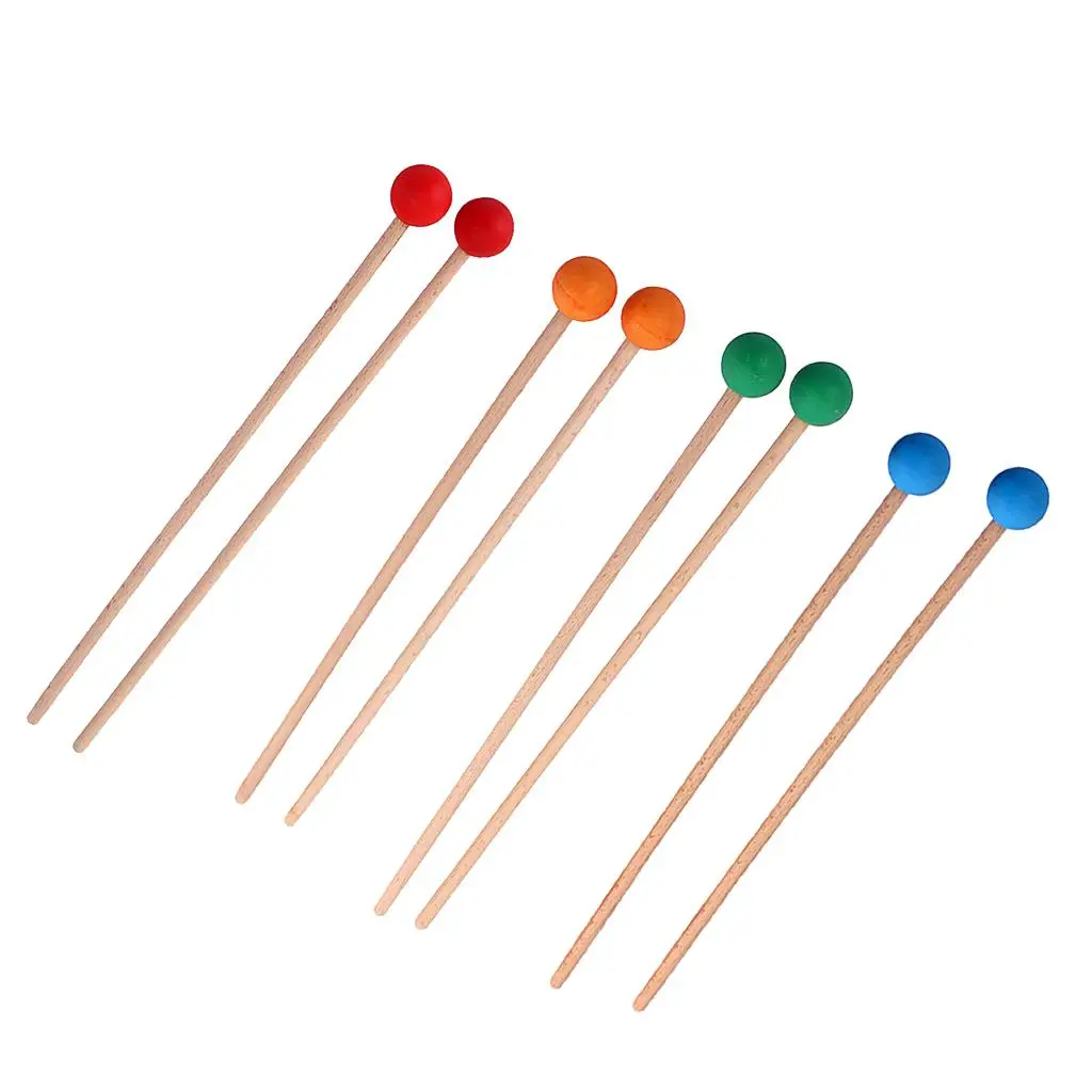 1 Pair Drum Mallets Drumsticks for Glockenspiel Drum Percussion