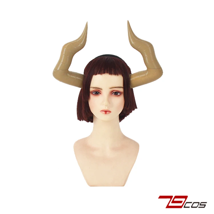 Anime Frieren: Beyond Journey's End Macht Headwear Horn Cosplay Props Halloween Party Stage Performance Accessories