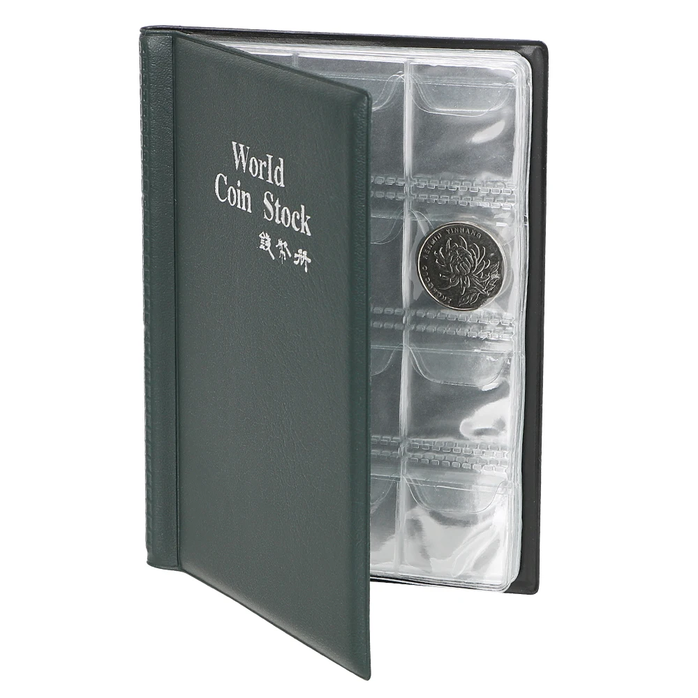 For Collector Coin Holder Albums Mini Penny Coin Storage Bag Collecting Money Organizer 120 Pockets Coins Collection Album Book image 4