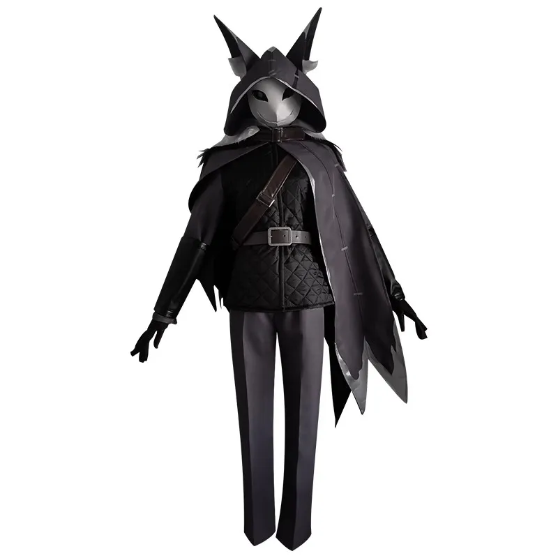 Anime Game Identity V Night Watch Ithaqua Attendent Fashion Cosplay Costumes Women Men Halloween Cosplay Outfit Shoes Mask