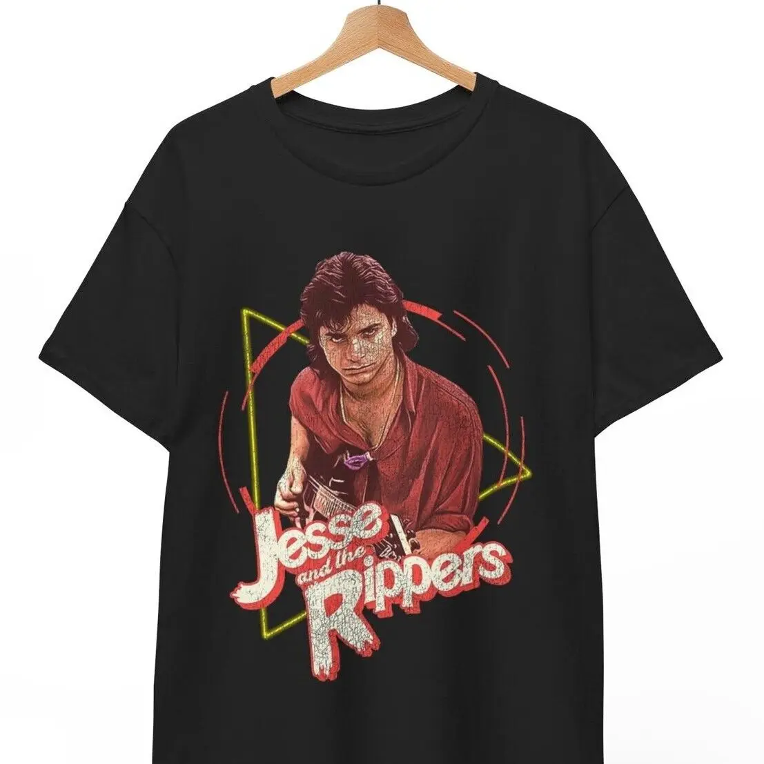 Jesse And The Rippers Unisex T-Shirt, Fake Band Tee, Pop Culture Apparel Music