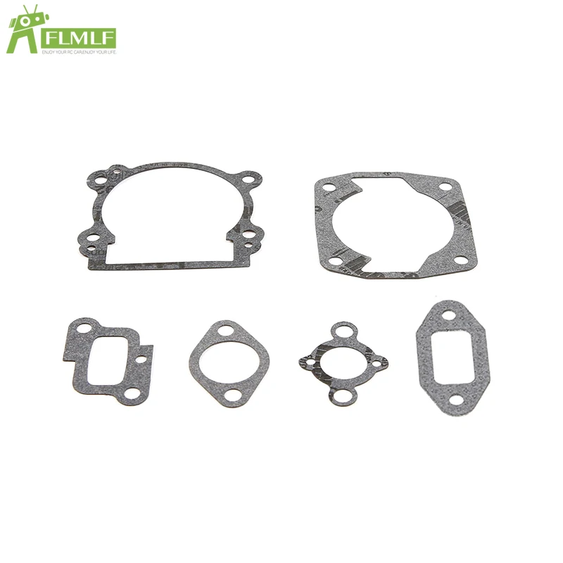 Engine Gasket Set 23cc 26cc 29cc 30.5cc 32cc 36cc 45cc Fit for 1/5 Hpi Rofun Rovan Km Baja Losi FG GoPed RedCat Rc Car Toy Parts