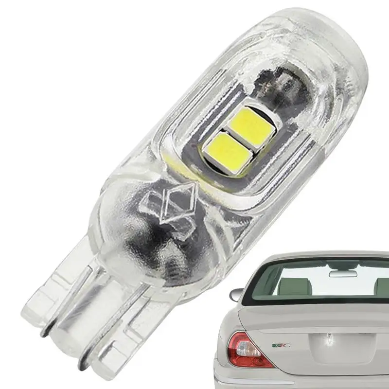 License Plate Light T10 168 LED Replacement Light Bulbs Super bright 5W5 LED chips Car Reading License Plate Light Signal Lamp