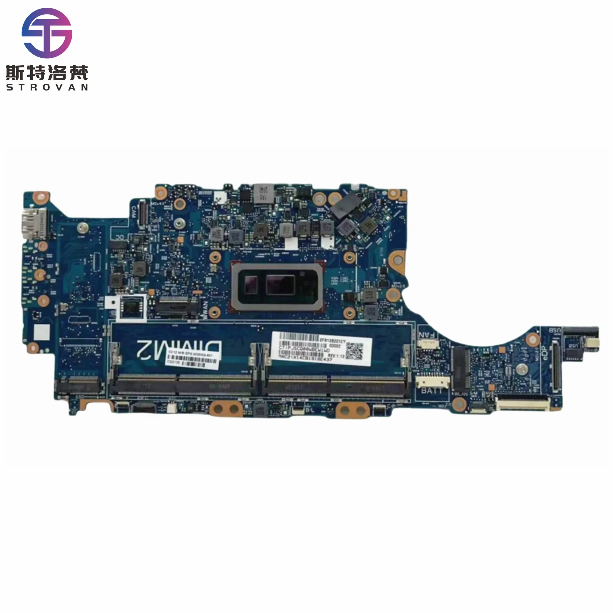 

For for 840 830 G7 M08559-601 New Laptop Motherboard with I5-10310U DDR4 Double Channel SATA Integrated Graphics