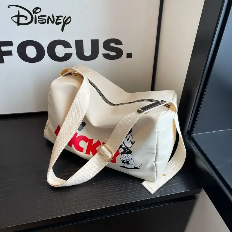 Disney Mickey Bolsa Crossbody para Homens e Mulheres Saco de Fitness de Alta Qualidade Saco De Armazenamento Elegante Bolsa de Viagem de Curta