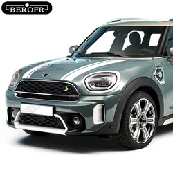 Car Styling Bonnet Stripe Hood Trunk Engine Cover Rear Kit Decal Stickers for MINI Cooper SE Countryman F60 All4 2017 2018 2020