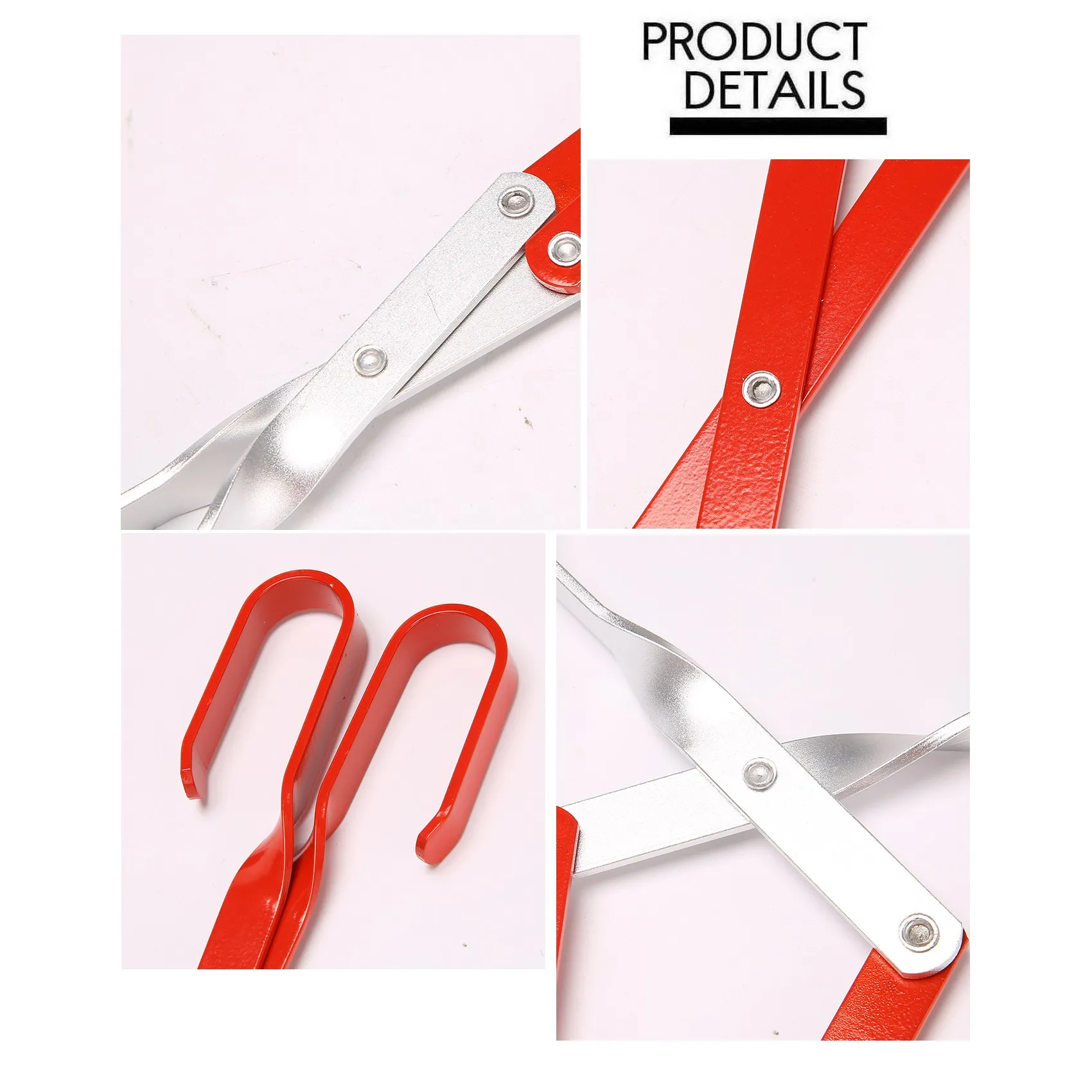 BBQ Charcoal Tong Barbecue Carbon Clamp Aluminum Plier Grilled Food Clip Portable Tongs Barbecue Accessories Tool 50.8cm