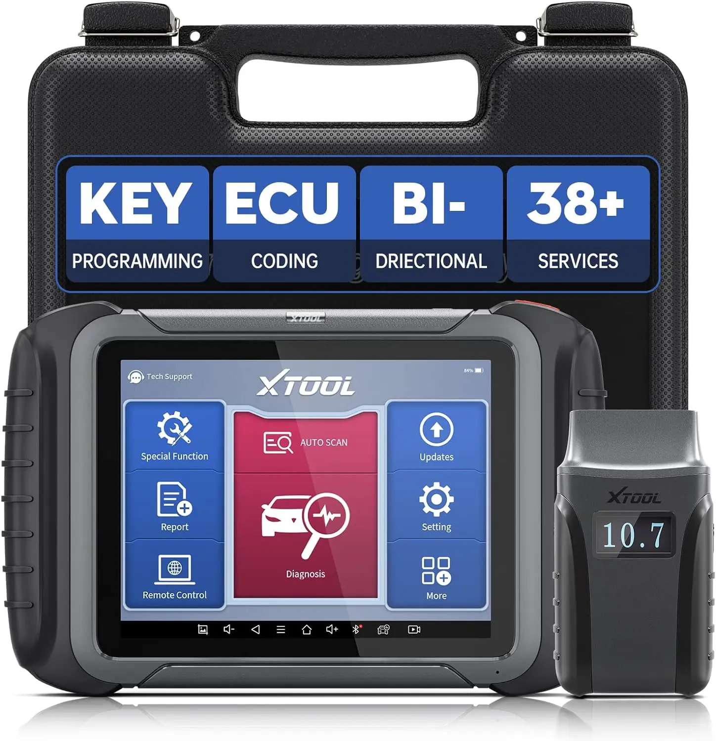 XTOOL D8W WIFI 2 Scanner Car Diagnostic Tool With ECU Coding Active Test Key Programming 38 Resets CAN FD DOIP Topology